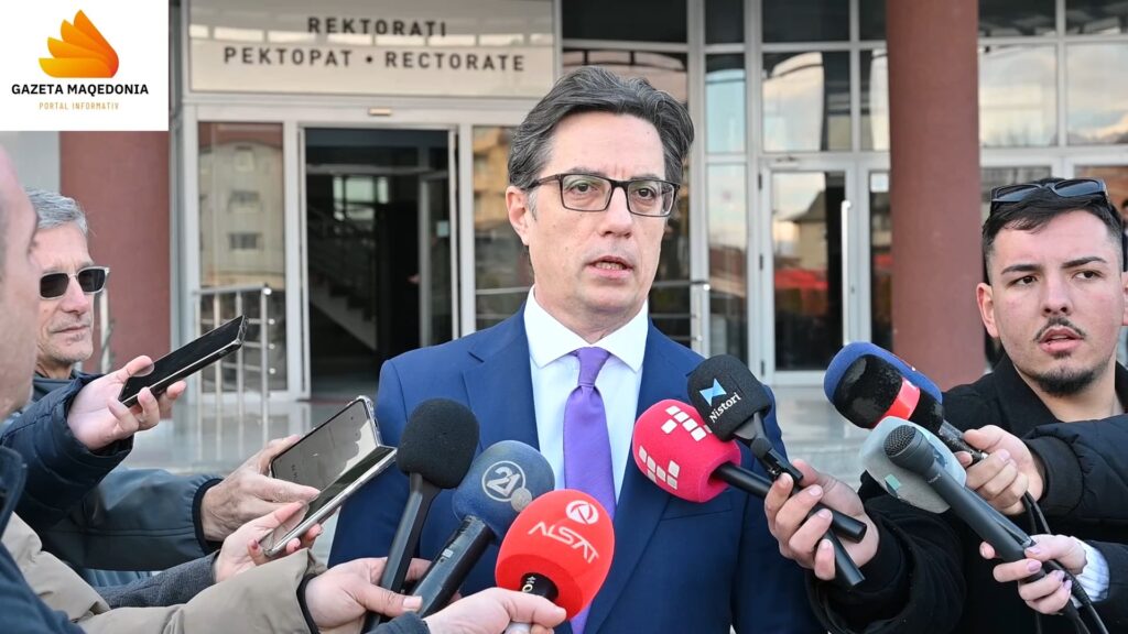 Pendarovski përgjigjet: BE reagoi për keqpërdorimin e flamurit evropian në Ligjin për lojërat e fatit