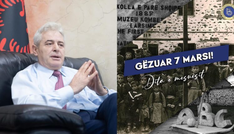 7 marsi/ Ahmeti: Në kauzën tonë mbarëkombëtare roli i pishtarëve të arsimit ka qenë dhe mbetet jetik